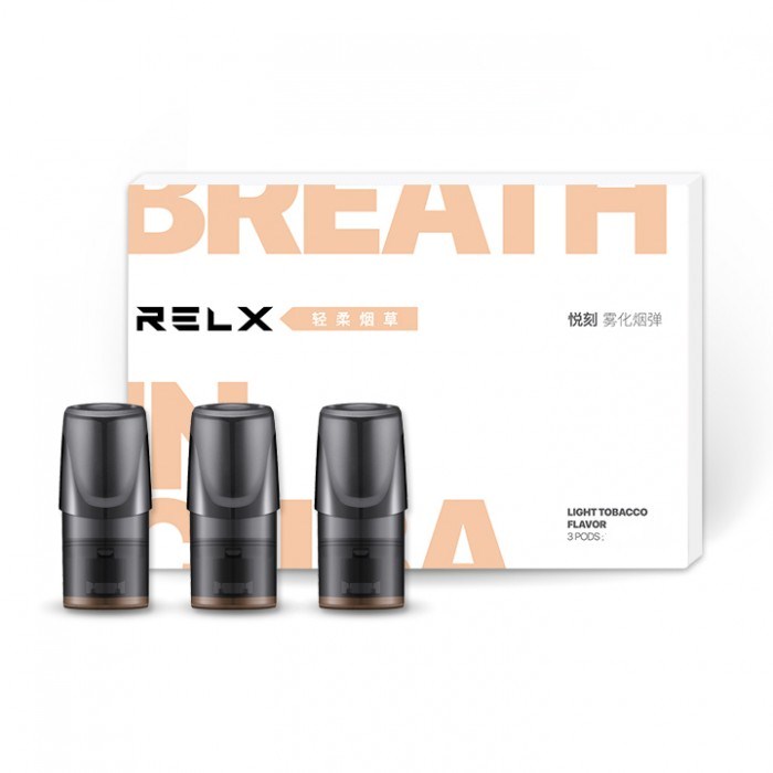 relx light tobacco refill pods
